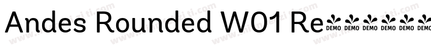 Andes Rounded W01 Re字体转换